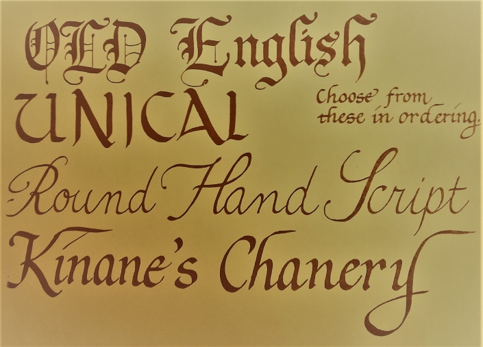 MA Kinane Calligraphy
